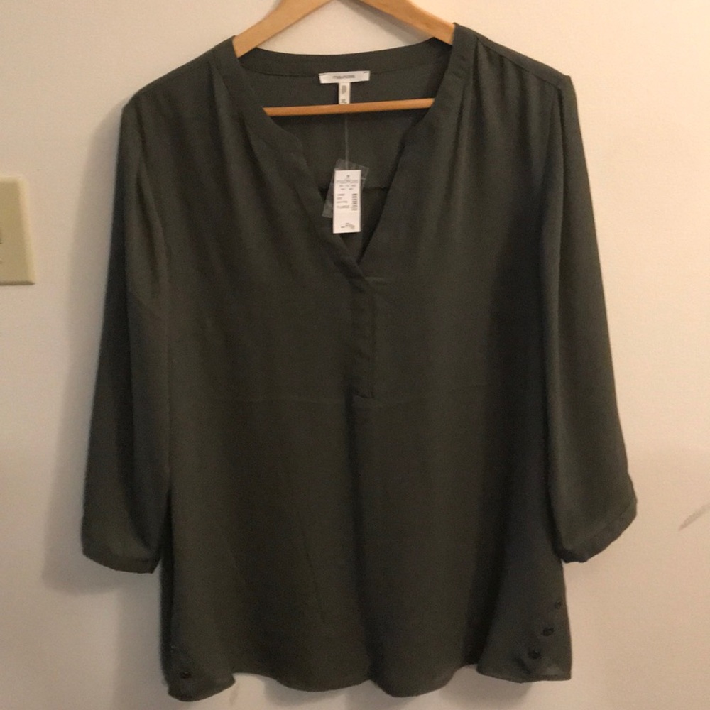 Dark green blouse